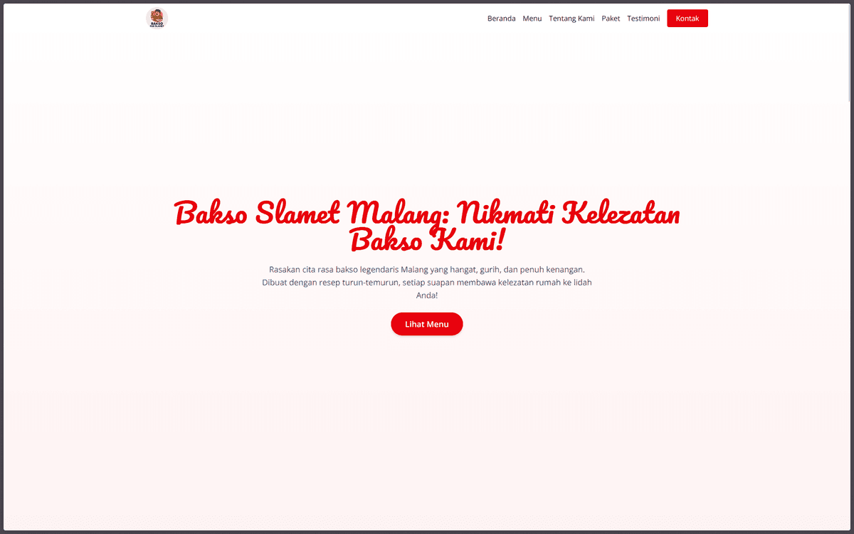 Warung Bakso Pak Slamet