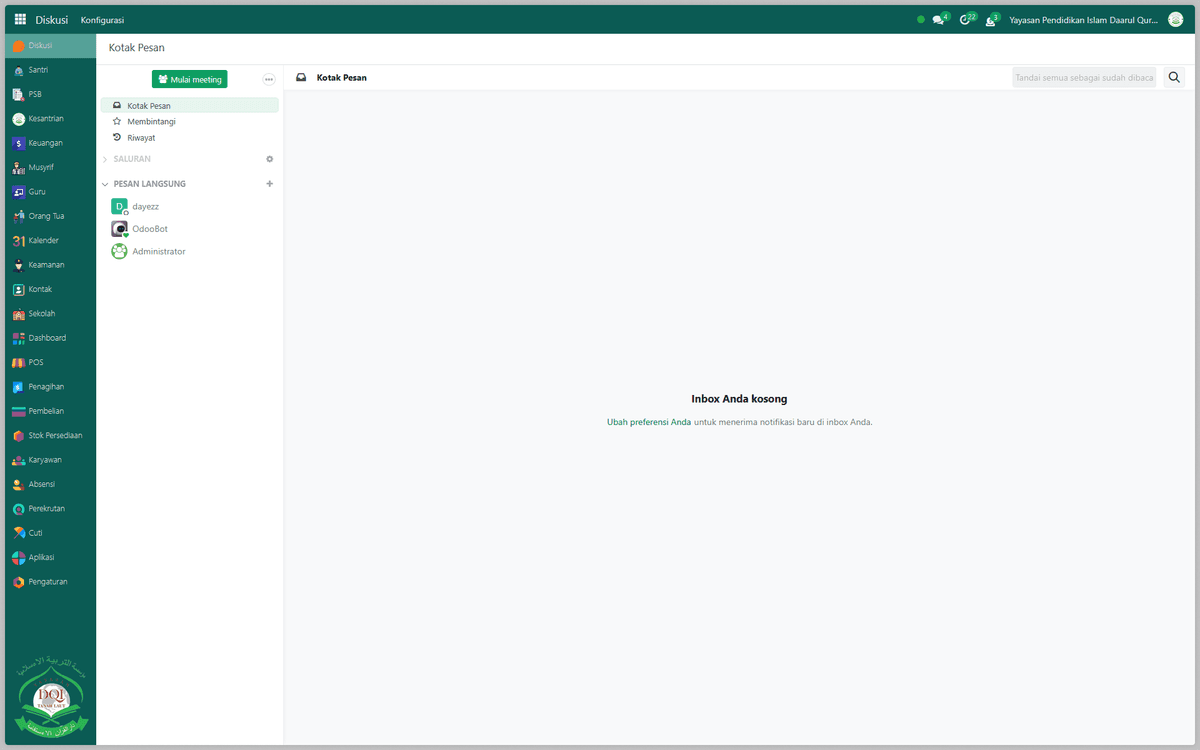 odoo pesantren